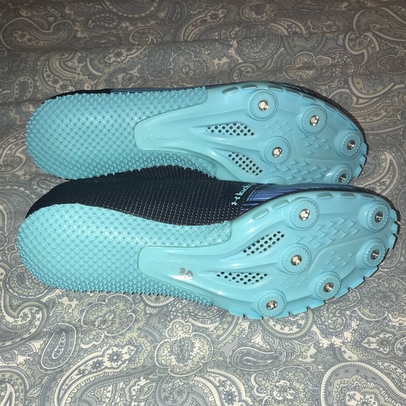 Unisex Under Armour Blue Cleats - Picture 4 of 5